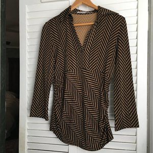 Diane Von Furstenberg Silk Top Size Small